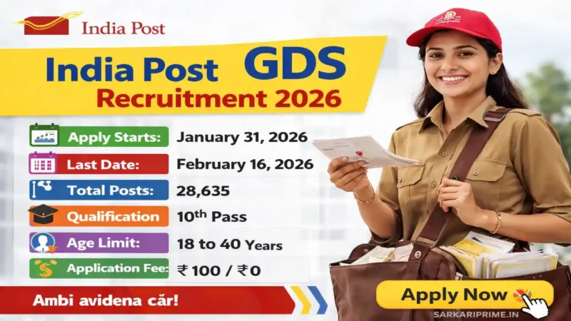 India Post Dak Sevaks GDS Recruitment 2026