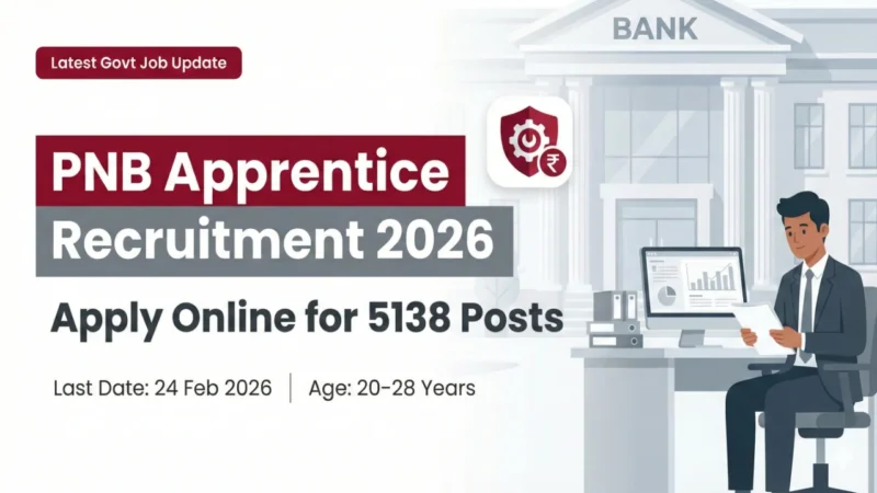 PNB Apprentice Recruitment Notification 2026