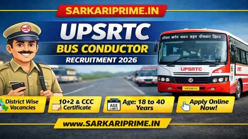 UPSRTC Bus Conductor Recruitment 2026