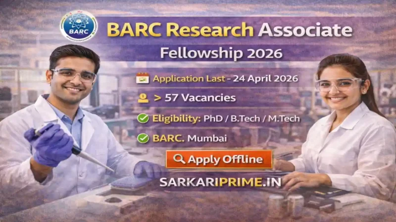 BARC Research Associate Fellowship 2026