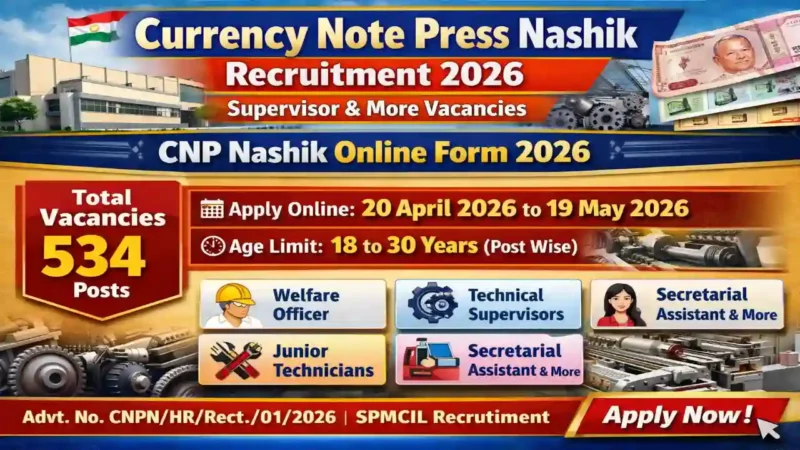 CNP Nashik Recruitment 2026